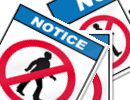 Employee Only Signs