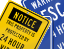 Fake Security Signs