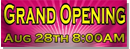 Grand Opening Store Banners