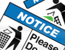 No littering Signs