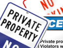 Private Property Signs