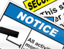 Video Camera Surveillance Signs