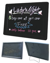 Lighted Fluorescent markerboard 14"x19"