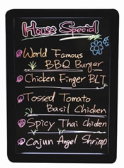 Lighted Fluorescent markerboard 26"x35"