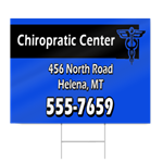 Blue Chiropractic Center Sign