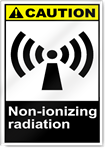 Non-Ionizing Radiation Caution Signs