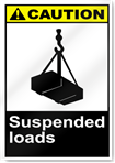Suspended Loads Caution Signs