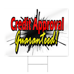 Credit Approval Sign