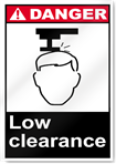 Low Clearance Danger Signs