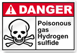 Poisonous Gas Hydrogen Sulfide Danger Signs