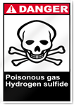 Poisonous Gas Hydrogen Sulfide Danger Signs