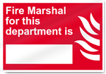 Fire Marshal For This Department Is Fire Sign