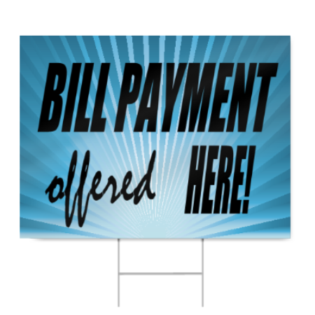 Pay Bill Online Sign