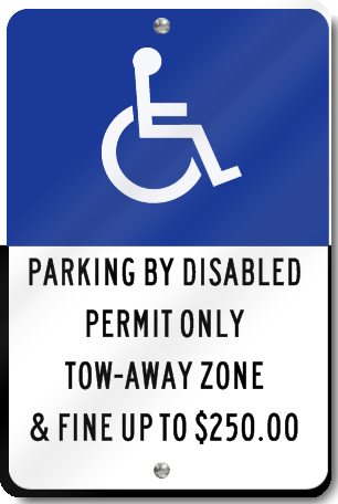 South Florida Handicap Reserved Sign