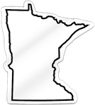 Minnesota Shaped Magnet