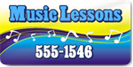 Music Lessons Magnet