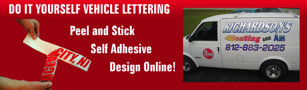 Do it yourself vehicle lettering