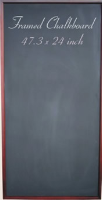 Framed chalkboard 24" x 47"