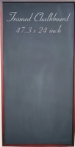Framed chalkboard 24" x 47"