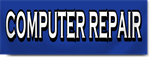 Computer Repair Block Lettering Banner