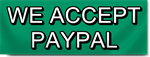 We Accept Paypal Lettering Banner