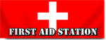 First Aid Station Banner