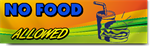 No Food Allowed Banner