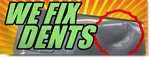 We Fix Dents Banner