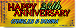 Happy Anniversary Customizable Banner