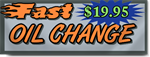 Fast Oil Change Banner