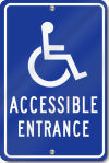 Accessible Entrance Parking Sign