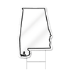 Alabama Shaped Sign