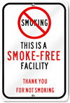 Smoke-Free Facility Sign