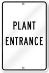 Plant Entrance Sign