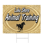 Animal Training Sign