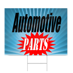 Automotive Parts Sign