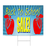 Back to School Sale Sign