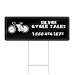 Bicycle Popout Shaped Sign