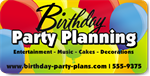 Birthday Party Planning Magnet