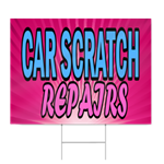 Car Scratch Repairs Sign