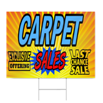 Carpet Sales Last Chance Sign