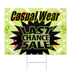 Casual Wear Sale Sign