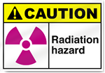 Radiation Hazard Caution Signs