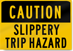 Caution Tripping Hazard Sign 