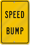 Speed Bump Sign