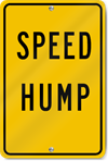 Speed Hump Sign