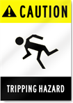 Tripping Hazard Sign 