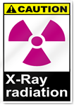 X-Ray Radiation Caution Signs