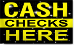 Cash Checks Here Banners