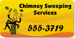 Chimney Sweeping Services Magnet